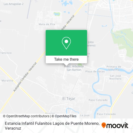 Estancia Infantil Fulanitos Lagos de Puente Moreno map