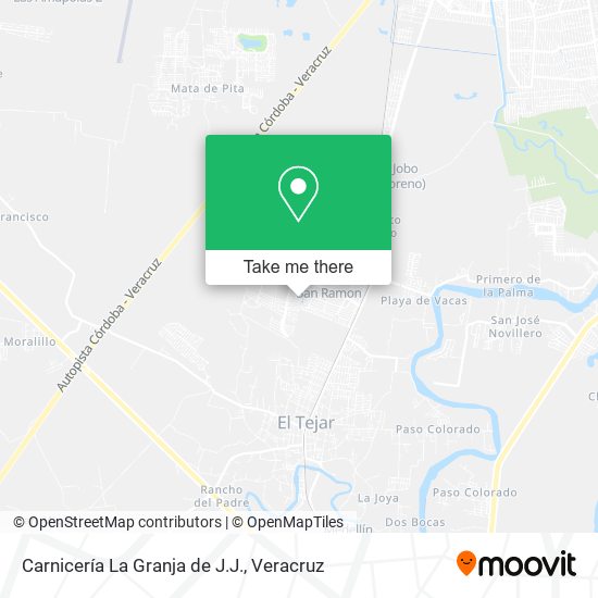 Mapa de Carnicería La Granja de J.J.