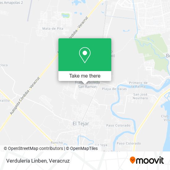Verdulería Linben map