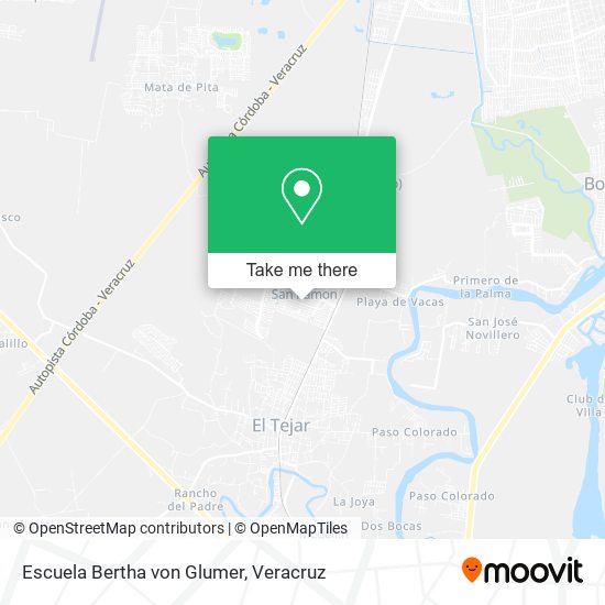 Mapa de Escuela Bertha von Glumer