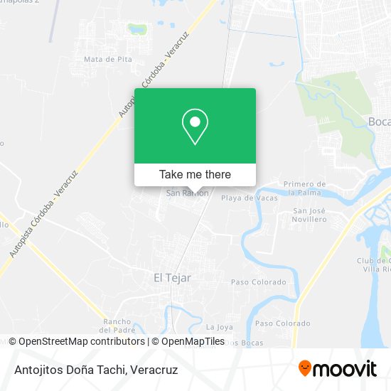 Antojitos Doña Tachi map