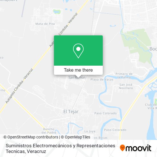 Suministros Electromecánicos y Representaciones Tecnicas map