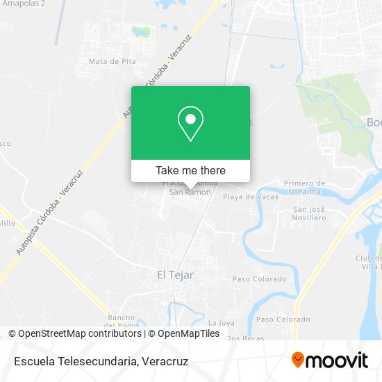 Mapa de Escuela Telesecundaria