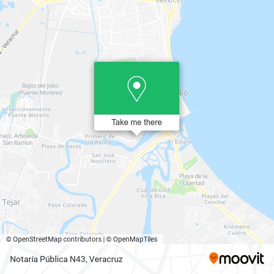 Mapa de Notaría Pública N43