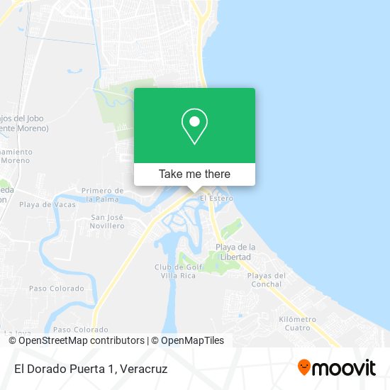Mapa de El Dorado Puerta 1