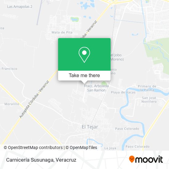 Mapa de Carnicería Susunaga