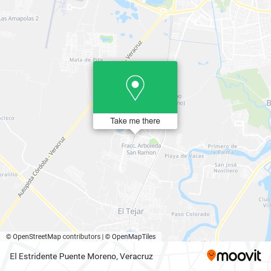 Mapa de El Estridente Puente Moreno