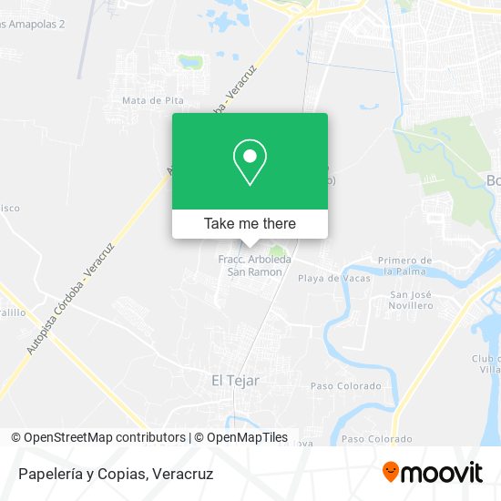 Mapa de Papelería y Copias