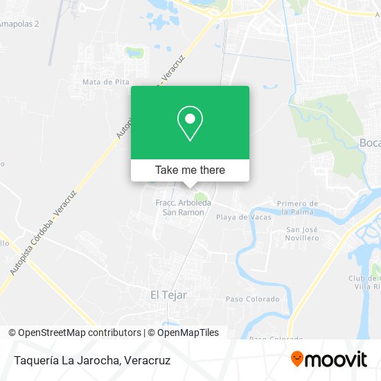 Taquería La Jarocha map