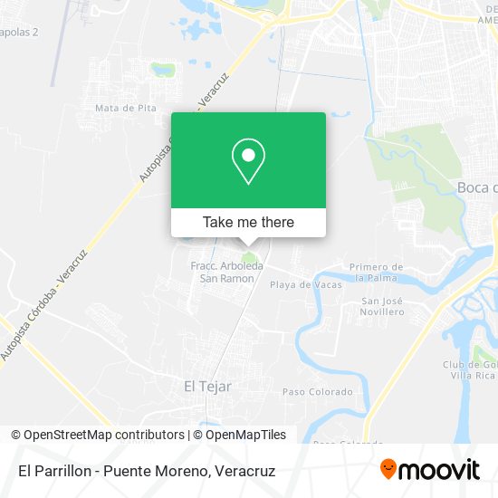 Mapa de El Parrillon - Puente Moreno