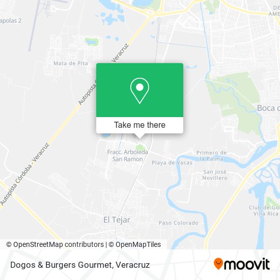 Mapa de Dogos & Burgers Gourmet