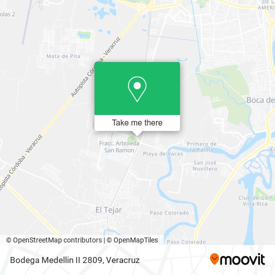 Bodega Medellin II 2809 map