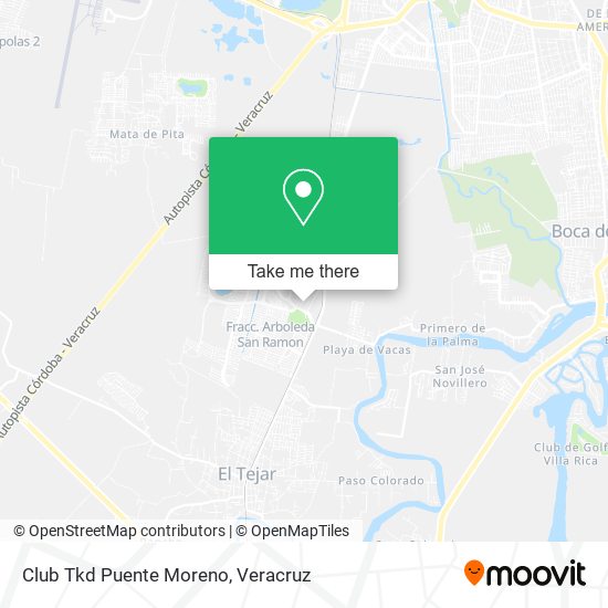 Mapa de Club Tkd Puente Moreno