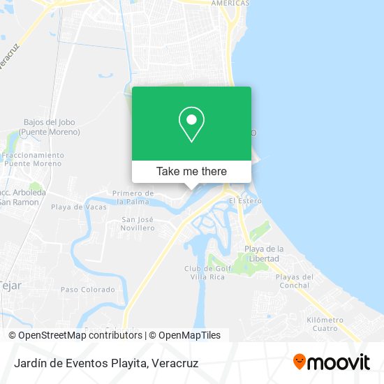Mapa de Jardín de Eventos Playita