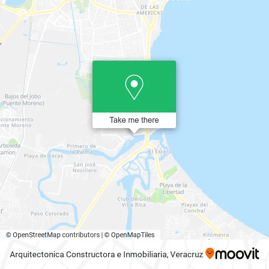 Arquitectonica Constructora e Inmobiliaria map