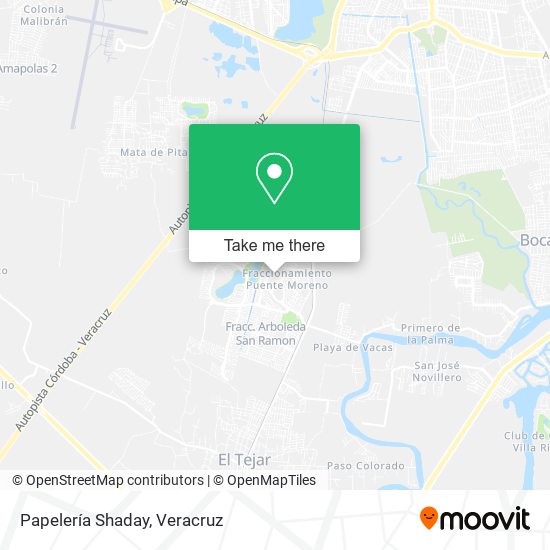 Papelería Shaday map