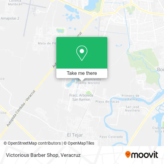 Victorious Barber Shop map