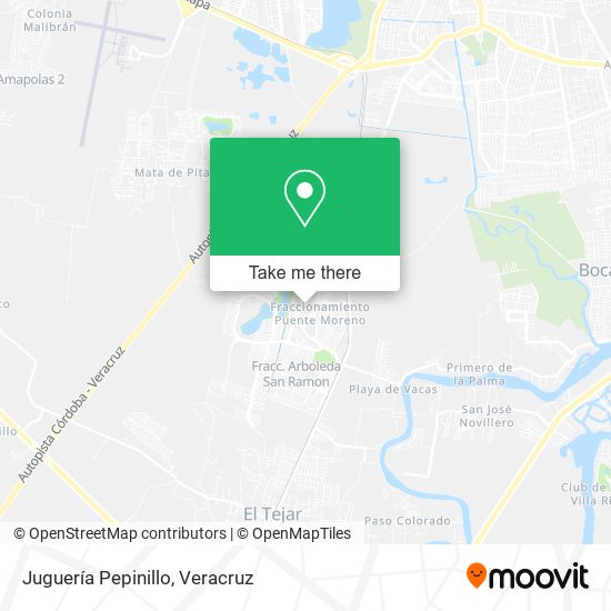 Juguería Pepinillo map