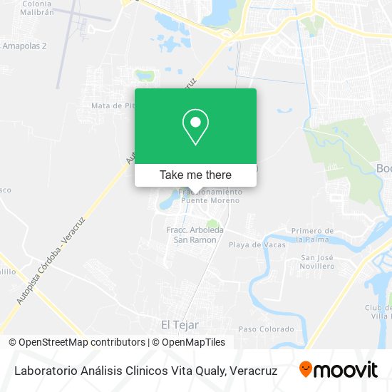 Laboratorio Análisis Clinicos Vita Qualy map