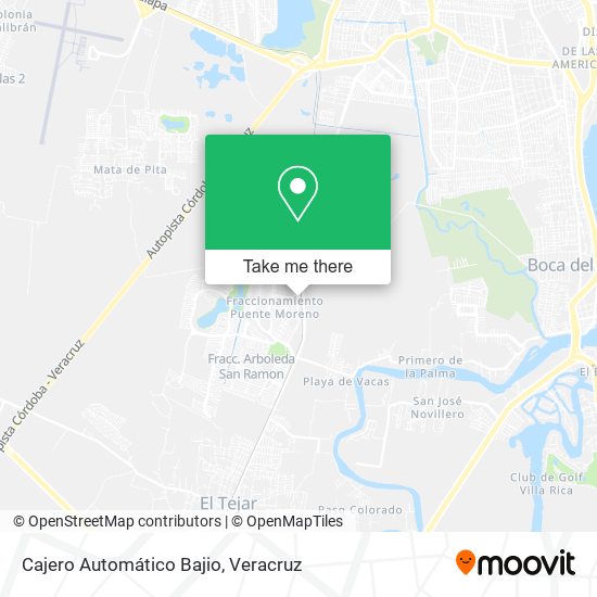 Mapa de Cajero Automático Bajio