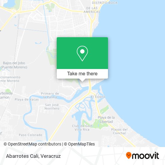 Mapa de Abarrotes Cali