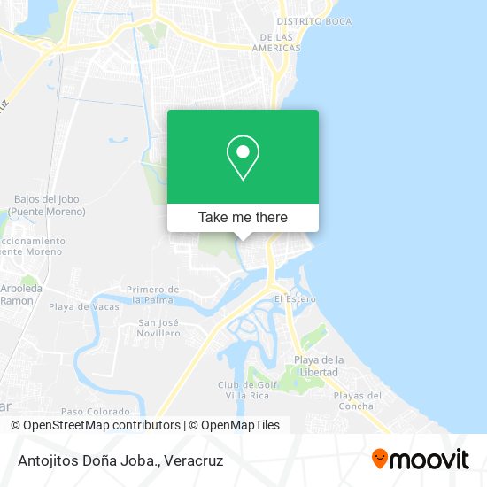 Antojitos Doña Joba. map