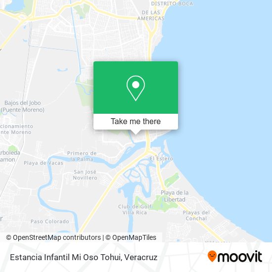 Estancia Infantil Mi Oso Tohui map