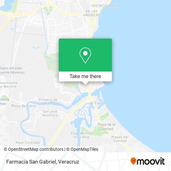 Farmacia San Gabriel map