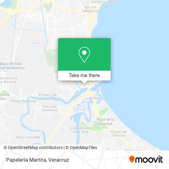 Papelería Martita map