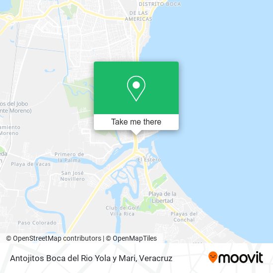 Antojitos Boca del Rio Yola y Mari map
