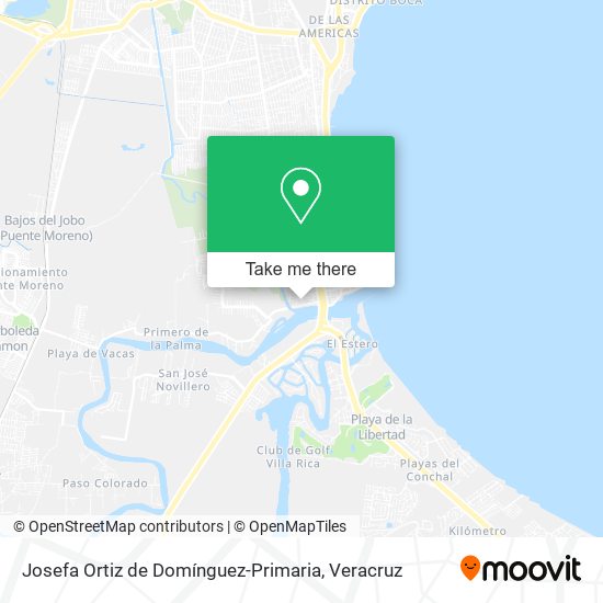 Josefa Ortiz de Domínguez-Primaria map