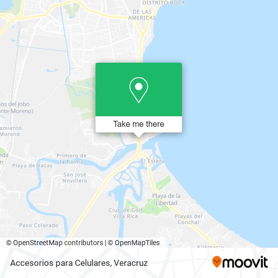 Mapa de Accesorios para Celulares