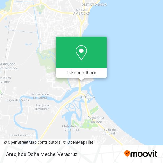 Antojitos Doña Meche map