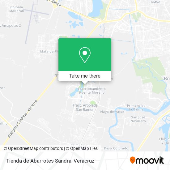 Tienda de Abarrotes Sandra map