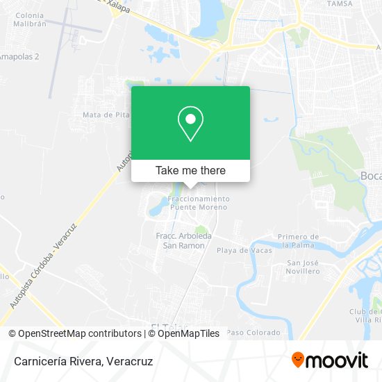 Carnicería Rivera map