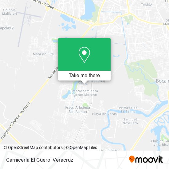 Mapa de Carnicería El Güero