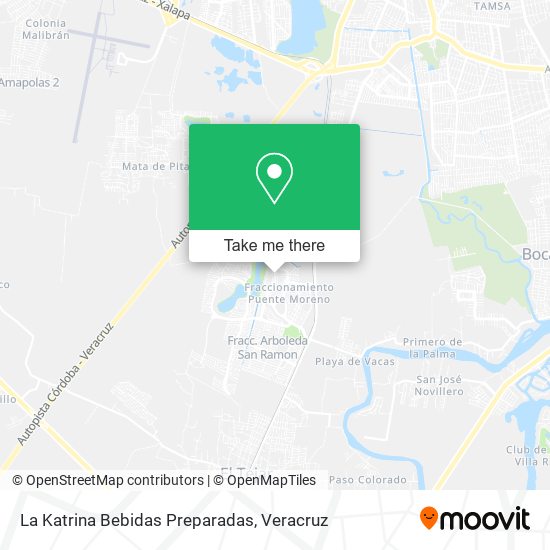 Mapa de La Katrina Bebidas Preparadas