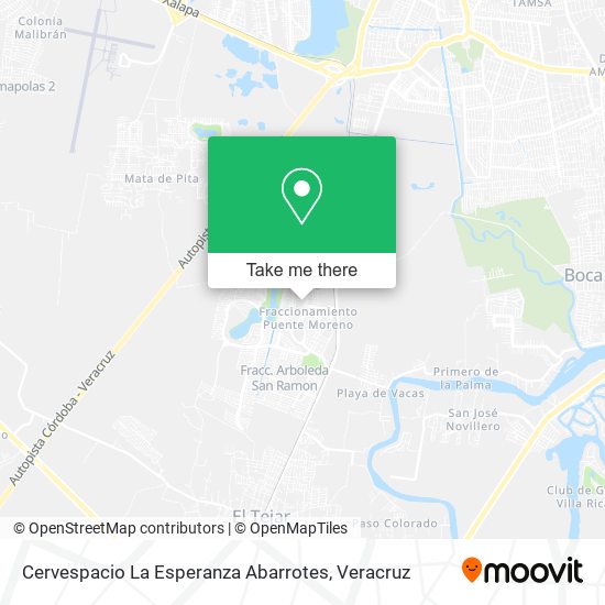Mapa de Cervespacio La Esperanza Abarrotes