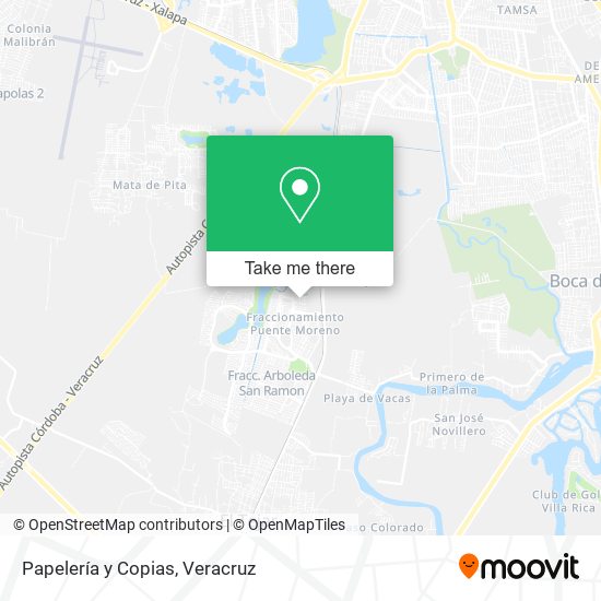 Papelería y Copias map