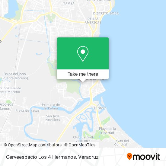 Cerveespacio Los 4 Hermanos map