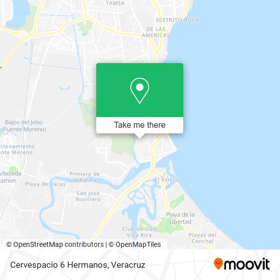 Mapa de Cervespacio 6 Hermanos