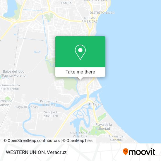 Mapa de WESTERN UNION