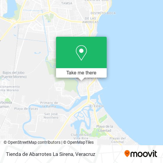 Tienda de Abarrotes La Sirena map
