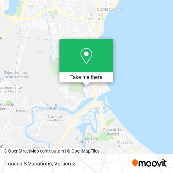 Iguana S Vacations map