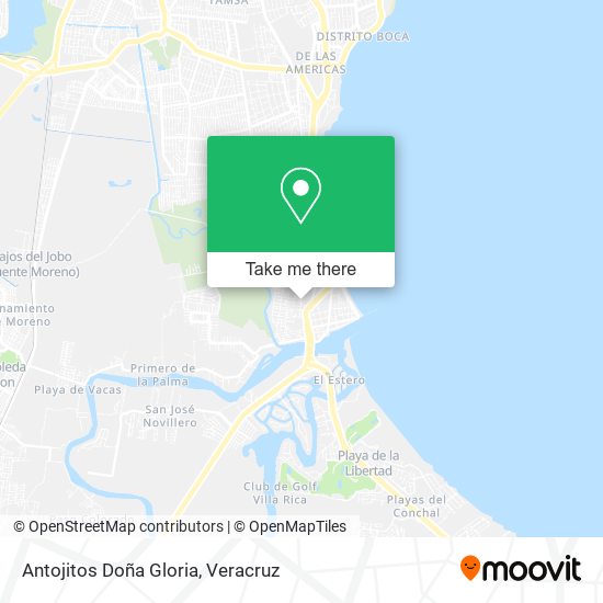 Antojitos Doña Gloria map