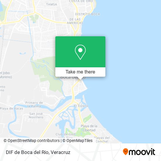 DIF de Boca del Río map