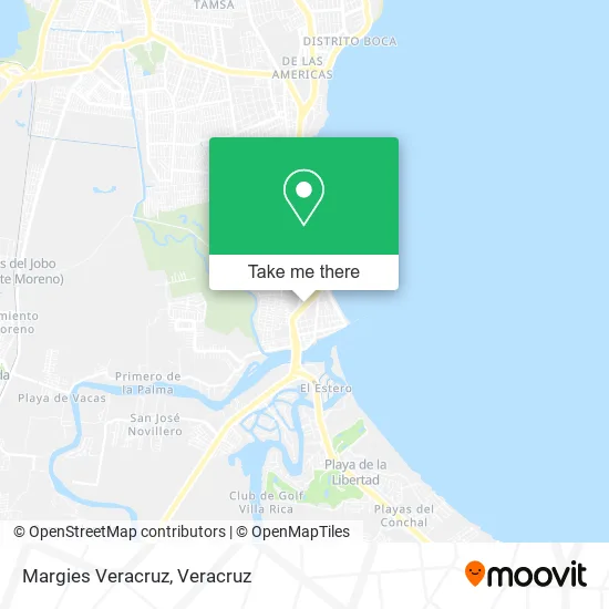 Margies Veracruz map