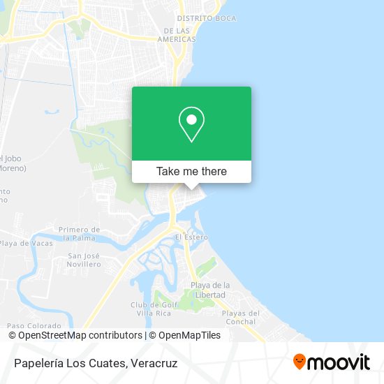 Papelería Los Cuates map