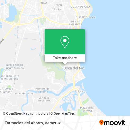 Farmacias del Ahorro map