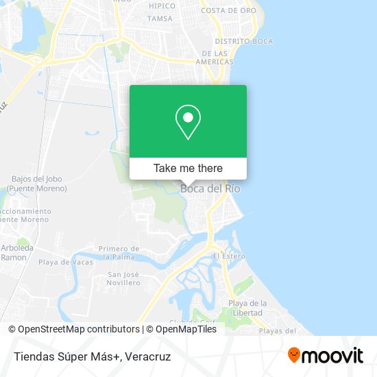 Tiendas Súper Más+ map